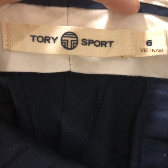 Tory Burch Sport Navy Blue Performance Golf Pants 6 - Picture 7 of 9